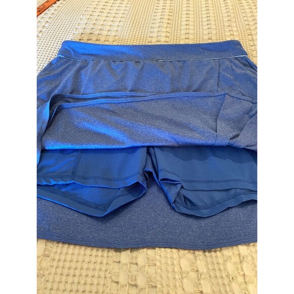 Greg Norman’s Skort Plus Size XL Blue Pull On 3 Pockets 100% Polyester Comfy - Picture 4 of 10